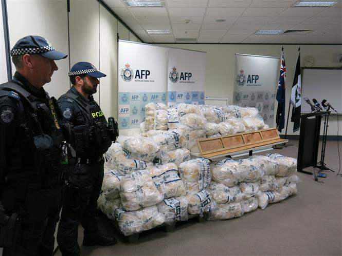 Úc thu giữ số ma túy đá kỷ lục trị giá 900 triệu AUD