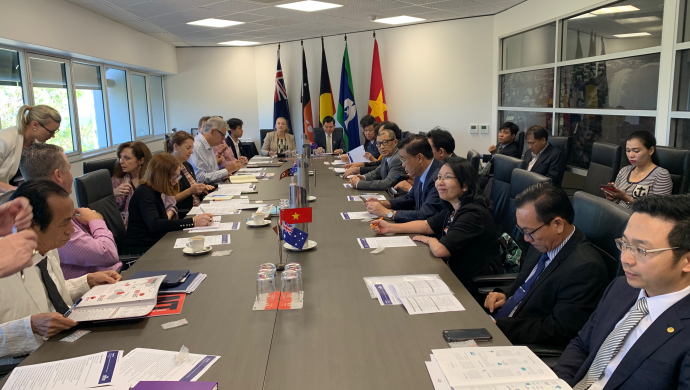 Đoàn công tác tỉnh Bà Rịa – Vũng Tàu làm việc với chính quyền vùng lãnh thổ Bắc Úc thúc đẩy hợp tác đầu tư và giáo dục