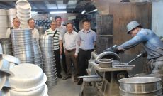Đoàn công tác Hội doanh nhân VBAA ghé thăm công ty Nhôm Tân Hoàn Cầu tại Tp.HCM