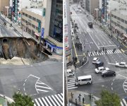 Nhật Bản sửa xong hố tử thần khổng lồ trong vỏn vẹn 2 ngày, xin lỗi người dân vì đã gây ra bất tiện