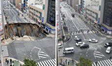 Nhật Bản sửa xong hố tử thần khổng lồ trong vỏn vẹn 2 ngày, xin lỗi người dân vì đã gây ra bất tiện
