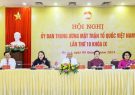 Hội nghị Ủy ban Trung ương MTTQ Việt Nam lần thứ 10, khóa IX, nhiệm kỳ 2019-2024