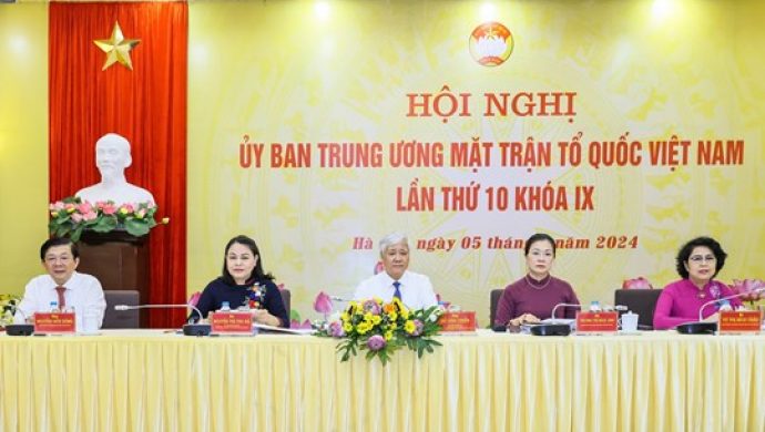 Hội nghị Ủy ban Trung ương MTTQ Việt Nam lần thứ 10, khóa IX, nhiệm kỳ 2019-2024