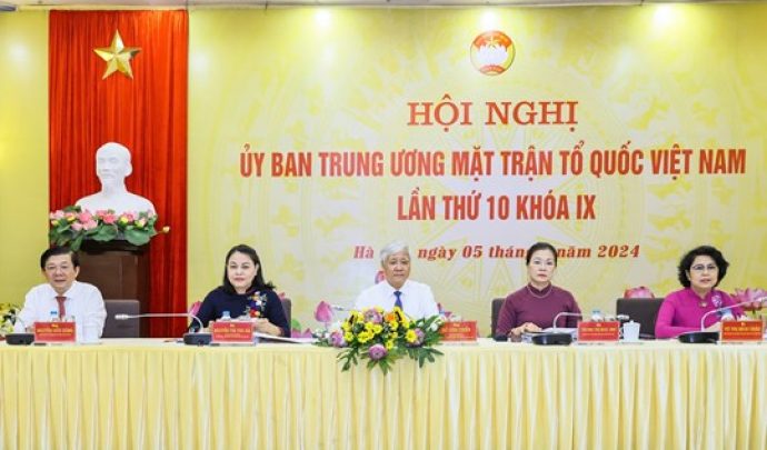 Hội nghị Ủy ban Trung ương MTTQ Việt Nam lần thứ 10, khóa IX, nhiệm kỳ 2019-2024