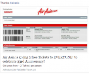 Năm 2017 rồi, mê du lịch đến mấy cũng đừng mắc trò lừa share Facebook trúng “2 vé máy bay miễn phí từ AirAsia” nữa