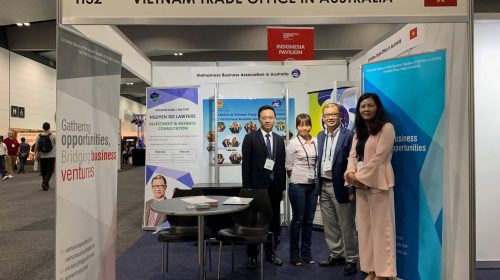 VBAA đồng hành cùng các doanh nghiệp Việt Nam tham gia hội chợ quốc tế nguồn hàng Úc 2018
