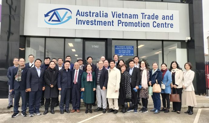 Đoàn công tác tỉnh Bà Rịa-Vũng Tàu làm việc với Hội Doanh nhân Việt Nam tại Australia