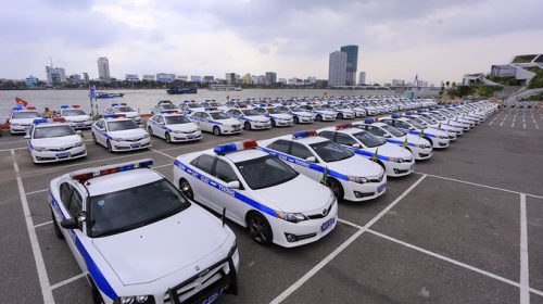 Gần một nghìn cảnh sát giao thông ra quân bảo vệ APEC