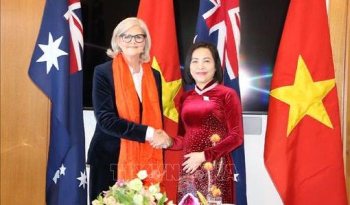 Phó Chủ tịch Quốc hội Nguyễn Thị Thanh hội kiến Toàn quyền Australia Sam Mostyn