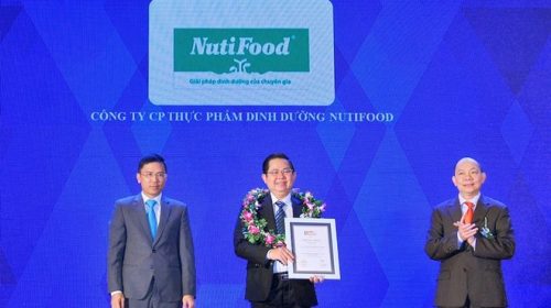 NutiFood lọt top 10 Doanh nghiệp Việt Nam thịnh vượng