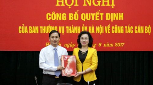 Ông Nguyễn Văn Tứ làm Chánh Văn phòng Thành ủy Hà Nội
