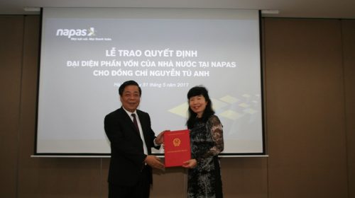 Bà Nguyễn Tú Anh giữ chức vụ Chủ tịch HĐQT CTCP Thanh toán Quốc gia Việt Nam