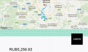 Khách Việt dùng Uber bị đánh cắp tài khoản để đặt xe ở Nga