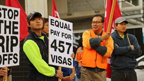 “Người lao động theo diện visa 457 không phải là mối đe dọa mà là lợi ích”
